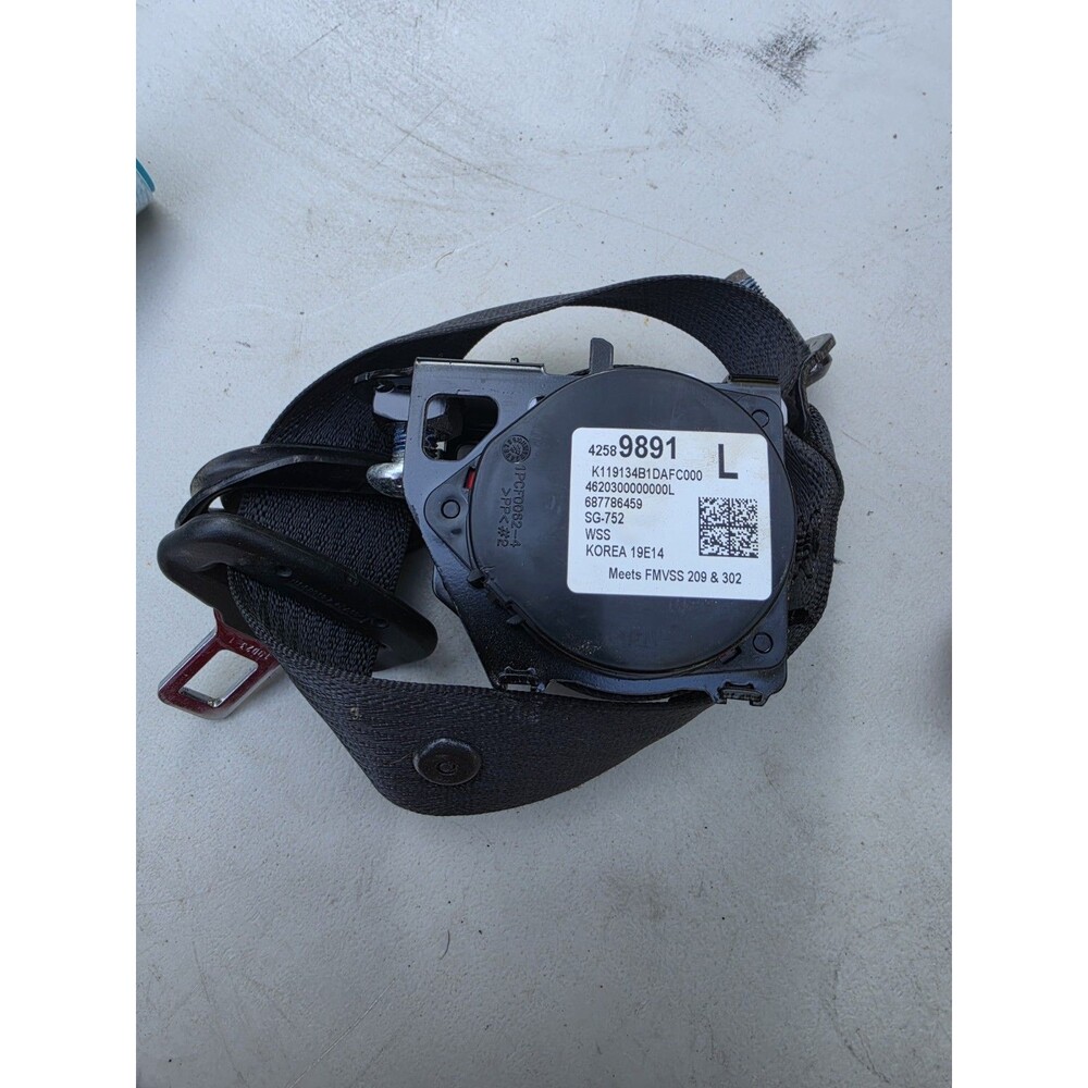 2016-2022 CHEVROLET SPARK REAR 2ND SECOND ROW LEFT SIDE SEATBELT SEAT BELT OEM